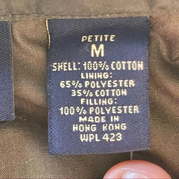 Dockers Vest Green Navy  Women Size Petit Medium - Picture 10 of 13